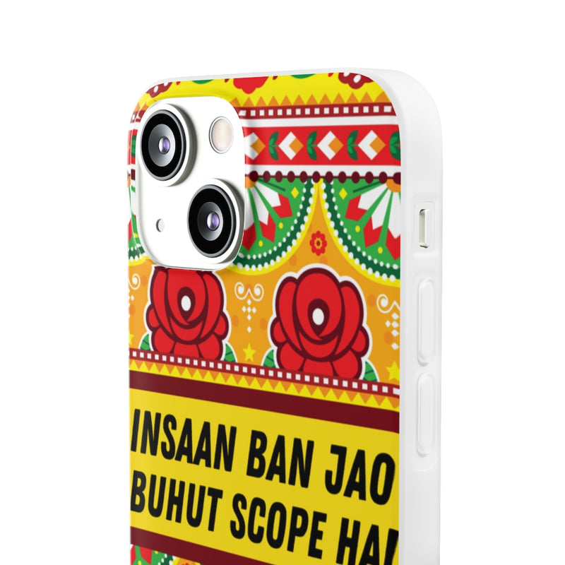 Insaan ban Jao Buhut Scope hai Flexi Cases - Phone Case by GTA Desi Store