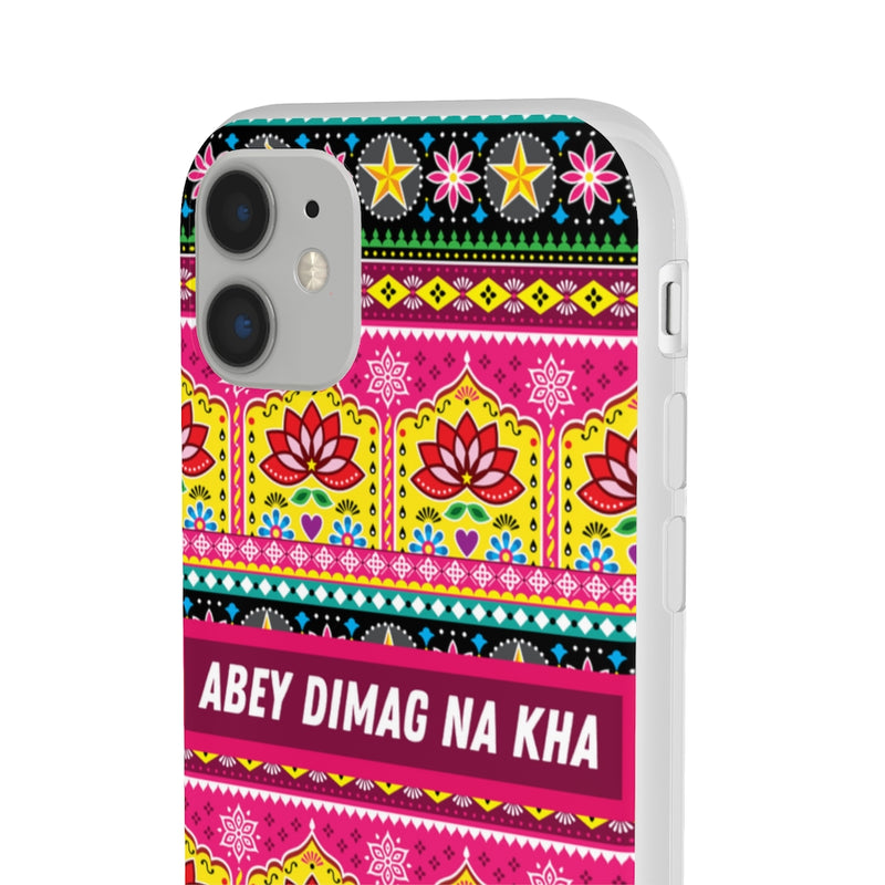 Abey Dimag Na Kha Flexi Cases - Phone Case by GTA Desi Store