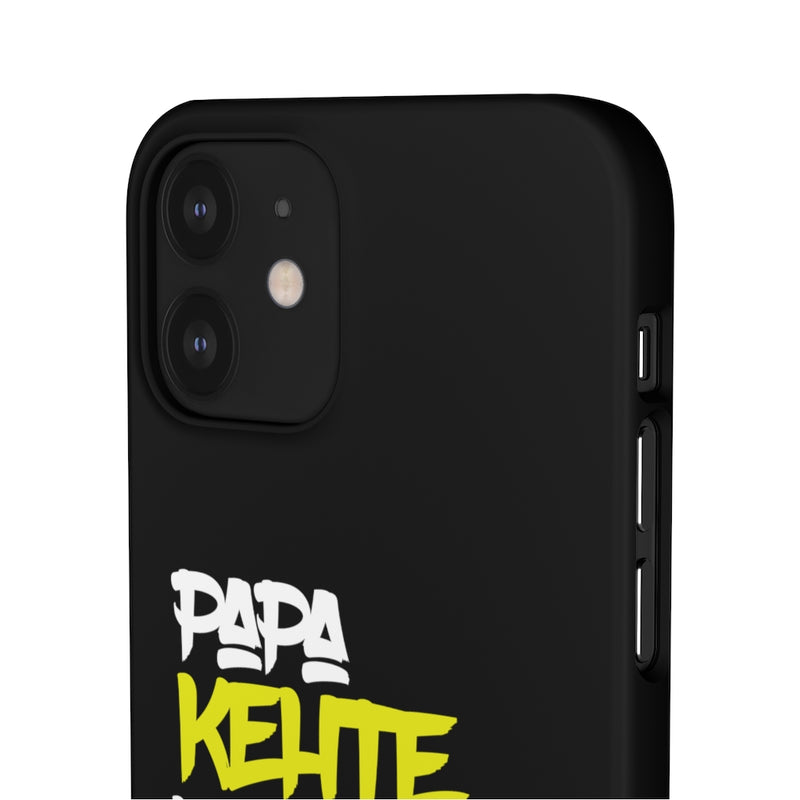 Papa Kehte Hain Bara Naam Karegi Snap Cases iPhone or Samsung - iPhone 12 / Matte - Phone Case by GTA Desi Store