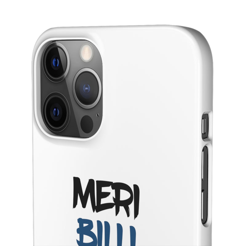 Meri Billi Menu Meow Snap Cases iPhone or Samsung - iPhone 12 Pro Max / Glossy - Phone Case by GTA Desi Store