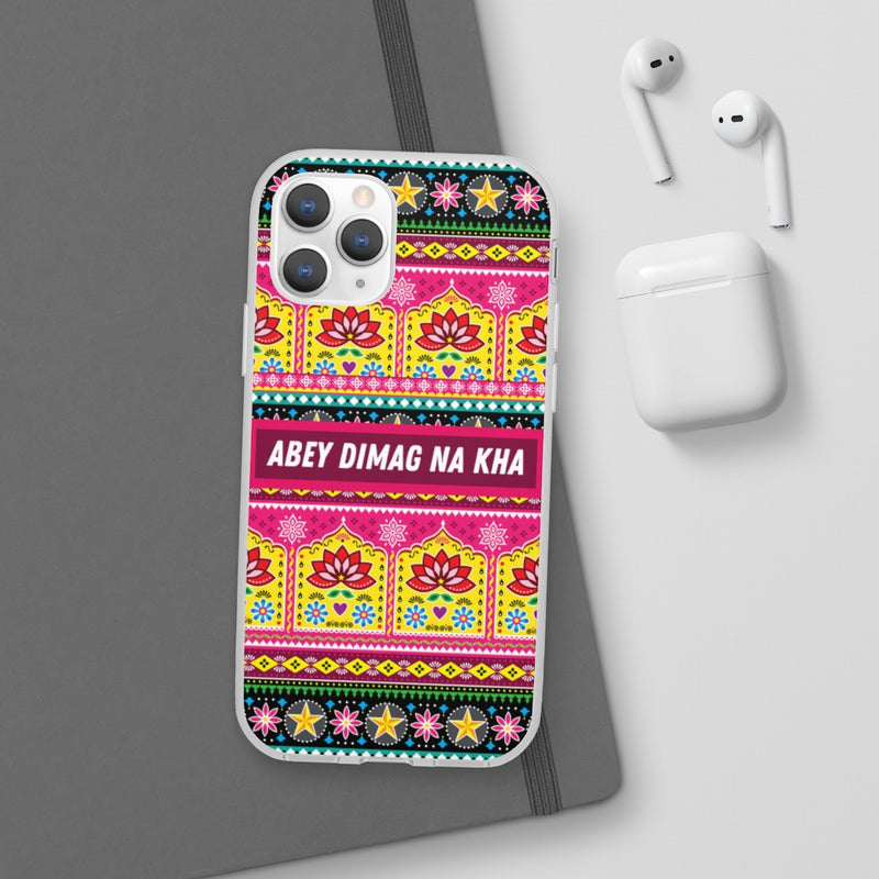 Abey Dimag Na Kha Flexi Cases - Phone Case by GTA Desi Store