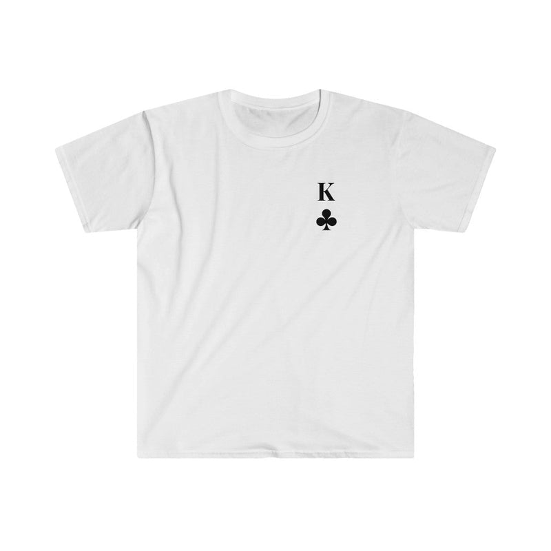 King of Hearts, Clubs, Diamonds, Spades Unisex Softstyle T-shirt - Shirts & Tops by GTA Desi Store