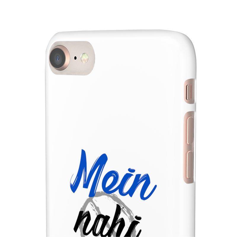 Mein Nahi Bataon gaa Snap Cases iPhone or Samsung - iPhone 8 / Glossy - Phone Case by GTA Desi Store