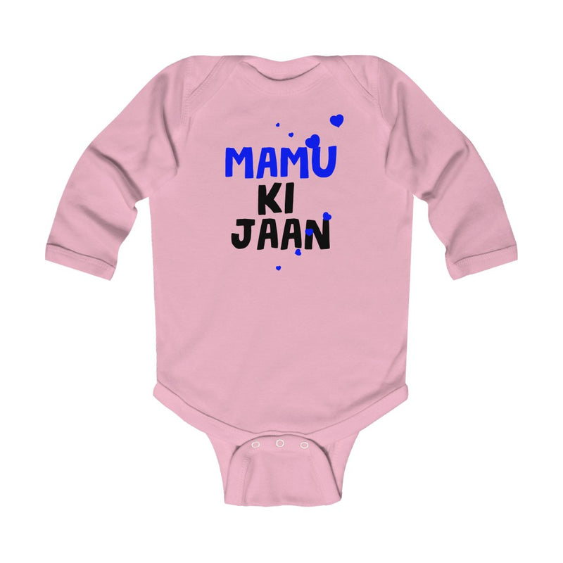 Mamu Infant Long Sleeve Bodysuit - Pink / 12M - Kids clothes by GTA Desi Store