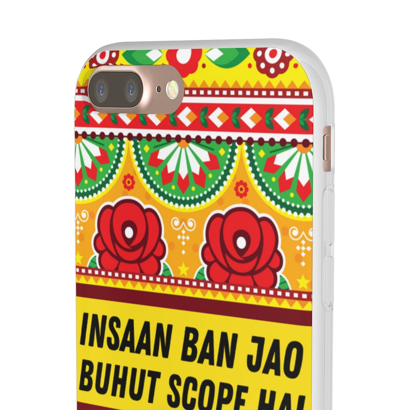 Insaan ban Jao Buhut Scope hai Flexi Cases - Phone Case by GTA Desi Store