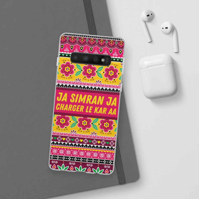 Ja Simran Ja Charger Le Kar Aa Flexi Cases - Phone Case by GTA Desi Store