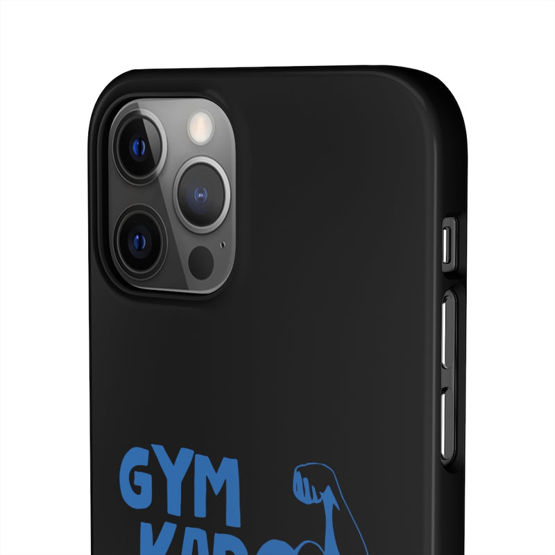 Gym Karo Pyar Nahin Snap Cases iPhone or Samsung - iPhone 12 Pro / Glossy - Phone Case by GTA Desi Store