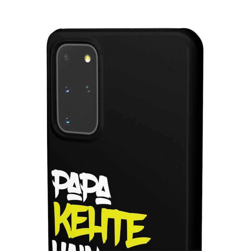 Papa Kehte Hain Bara Naam Karega Snap Cases iPhone or Samsung - Samsung Galaxy S20+ / Glossy - Phone Case by GTA Desi Store