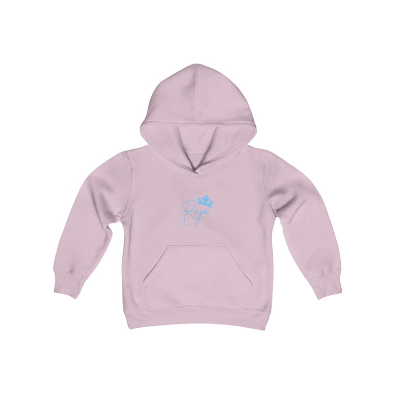 Raja Youth Heavy Blend Hooded Sweatshirt - Light Pink / XS - Kids clothes by GTA Desi Store