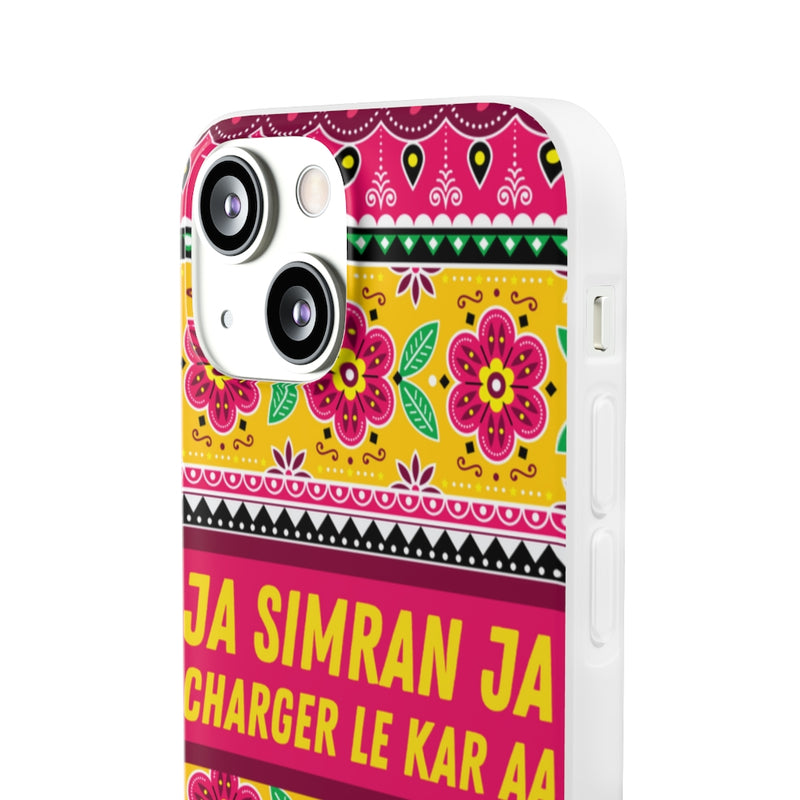 Ja Simran Ja Charger Le Kar Aa Flexi Cases - Phone Case by GTA Desi Store