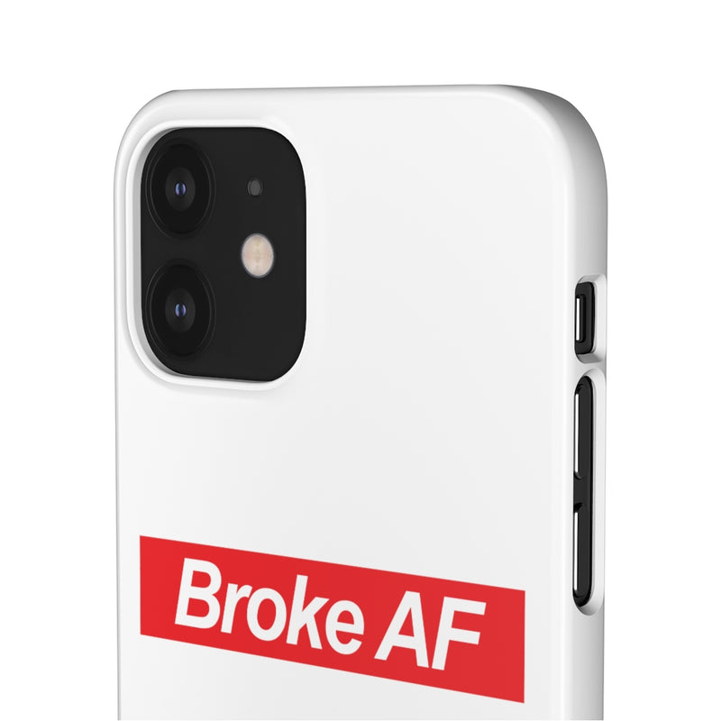Broke AF Snap Cases iPhone or Samsung - iPhone 12 / Glossy - Phone Case by GTA Desi Store