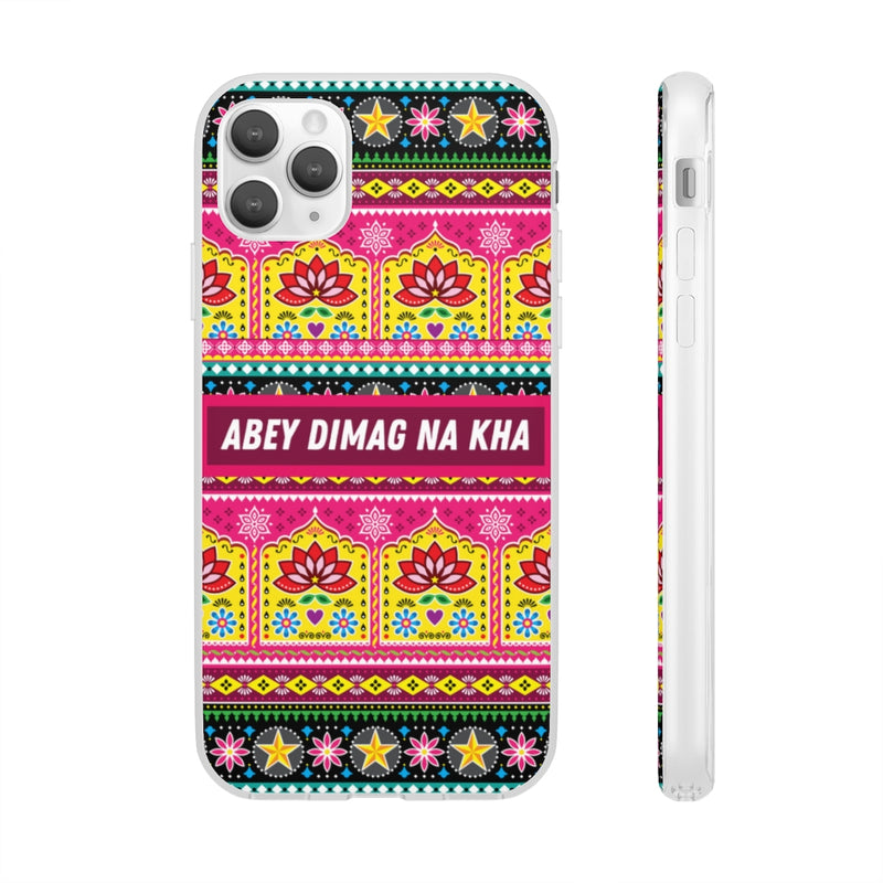 Abey Dimag Na Kha Flexi Cases - iPhone 11 Pro Max with gift packaging - Phone Case by GTA Desi Store