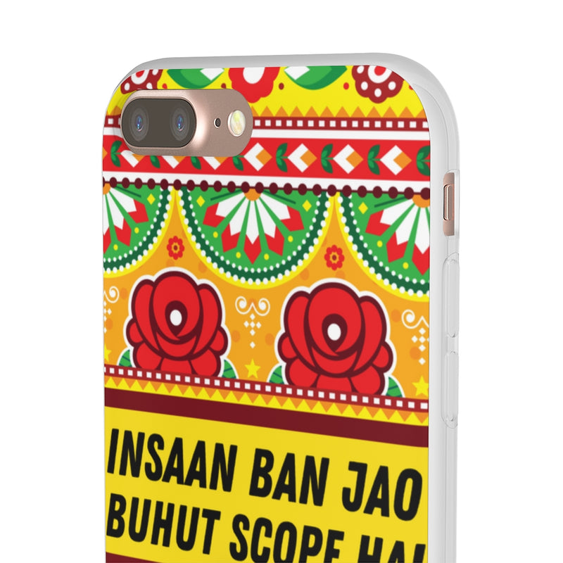 Insaan ban Jao Buhut Scope hai Flexi Cases - Phone Case by GTA Desi Store
