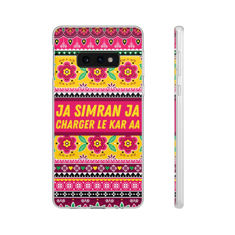 Ja Simran Ja Charger Le Kar Aa Flexi Cases - Samsung Galaxy S10E with gift packaging - Phone Case by GTA Desi Store