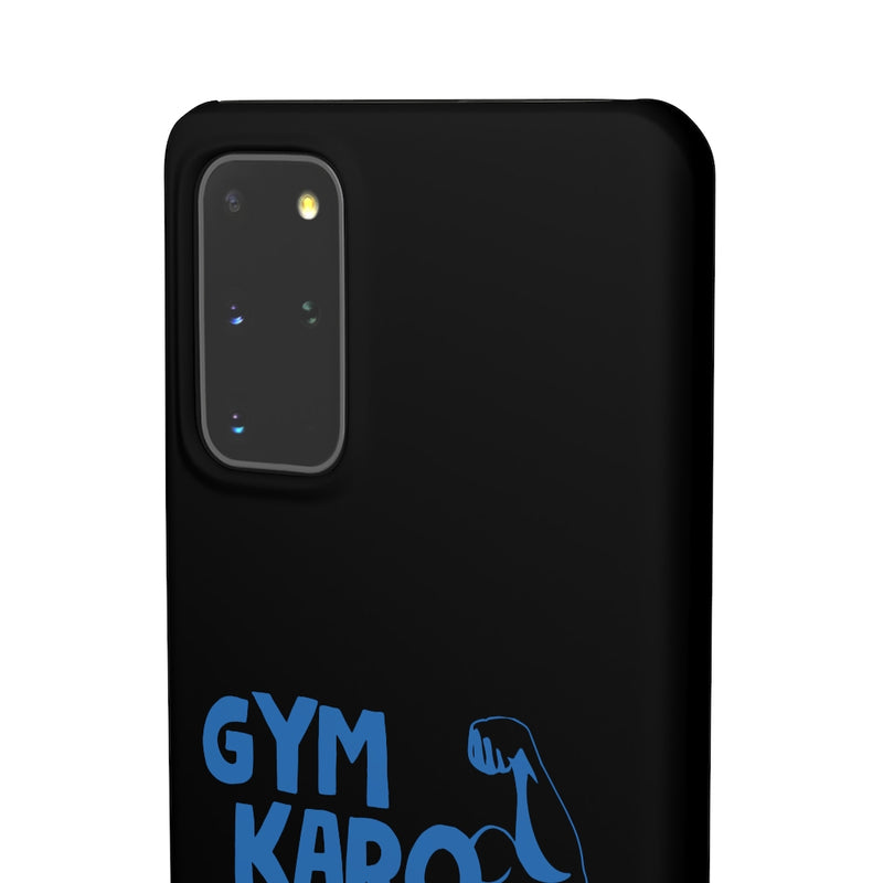 Gym Karo Pyar Nahin Snap Cases iPhone or Samsung - Samsung Galaxy S20+ / Matte - Phone Case by GTA Desi Store