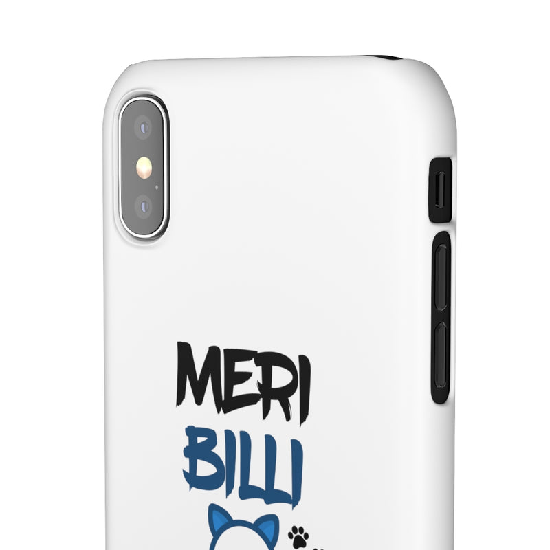 Meri Billi Menu Meow Snap Cases iPhone or Samsung - iPhone XS / Matte - Phone Case by GTA Desi Store