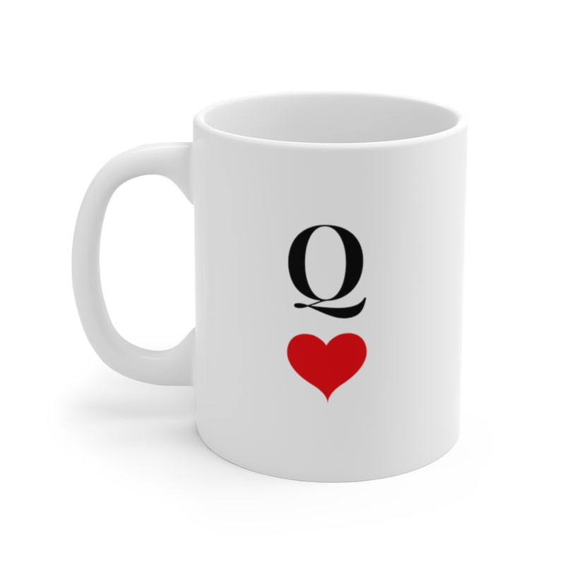 Queen of Hearts Ceramic Mugs (11oz\15oz\20oz) - Mug by GTA Desi Store