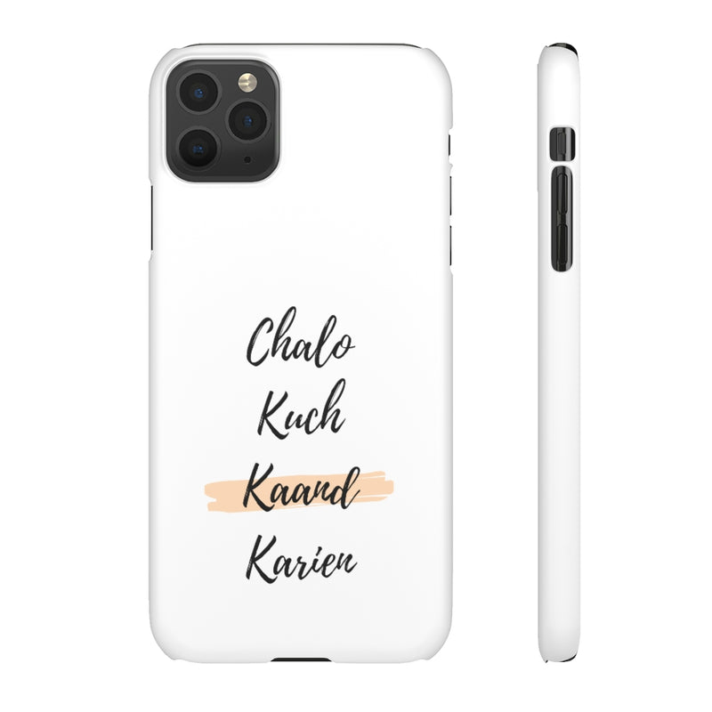 Chalo Kuch Kaand Karien Snap Cases iPhone or Samsung - Phone Case by GTA Desi Store