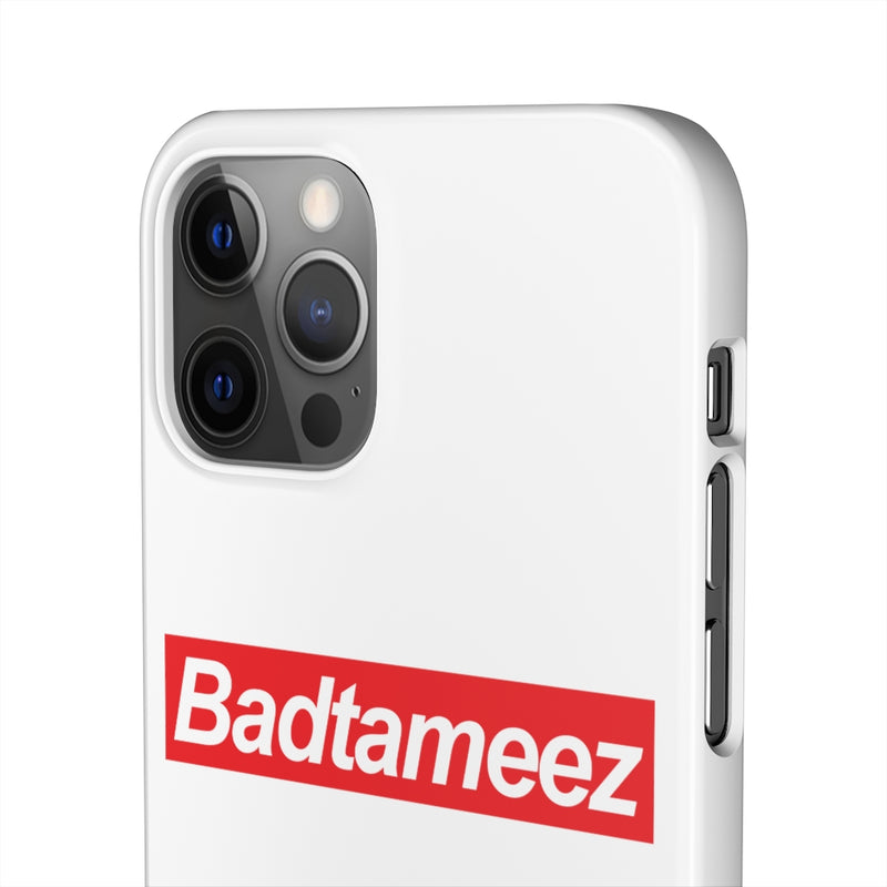 Badtameez Snap Cases iPhone or Samsung - iPhone 12 Pro / Glossy - Phone Case by GTA Desi Store