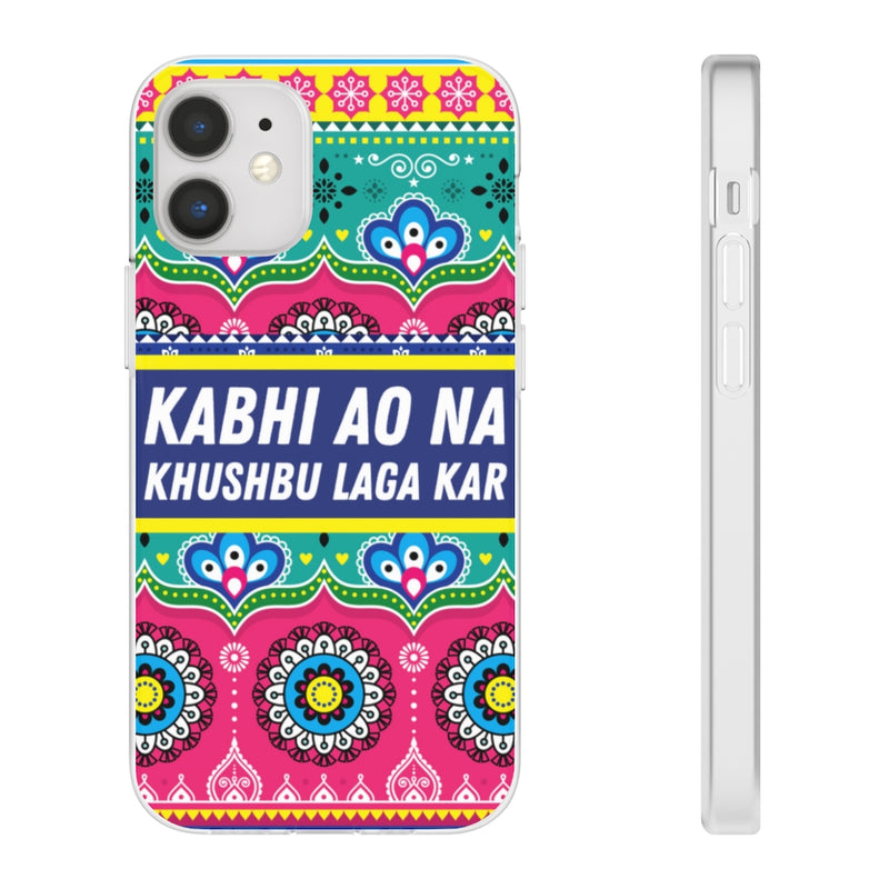 Kabhi Ao Na Khushbu Laga Kar Flexi Cases - iPhone 12 Mini with gift packaging - Phone Case by GTA Desi Store