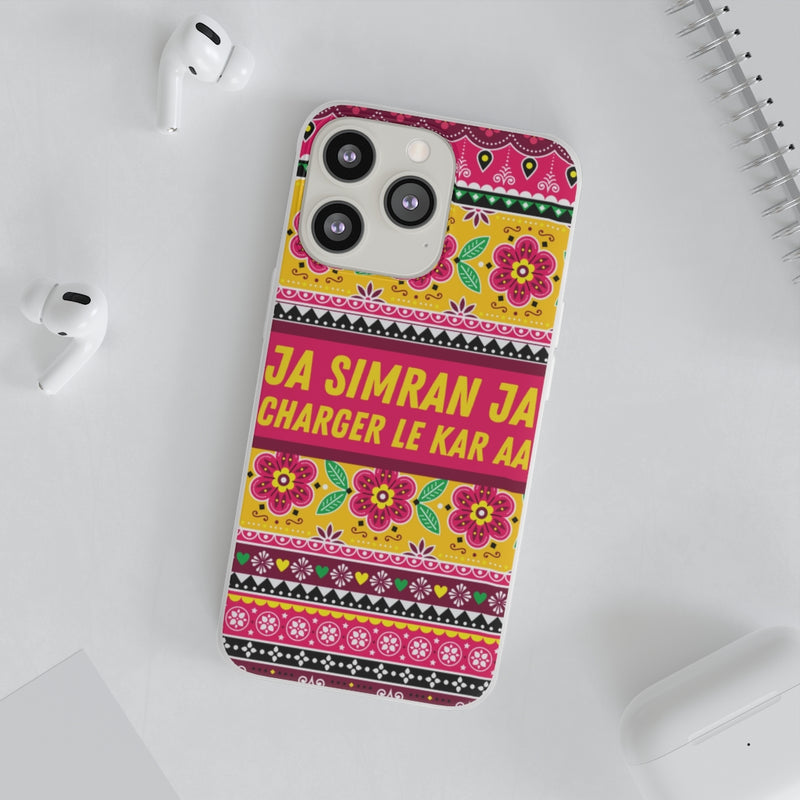 Ja Simran Ja Charger Le Kar Aa Flexi Cases - Phone Case by GTA Desi Store