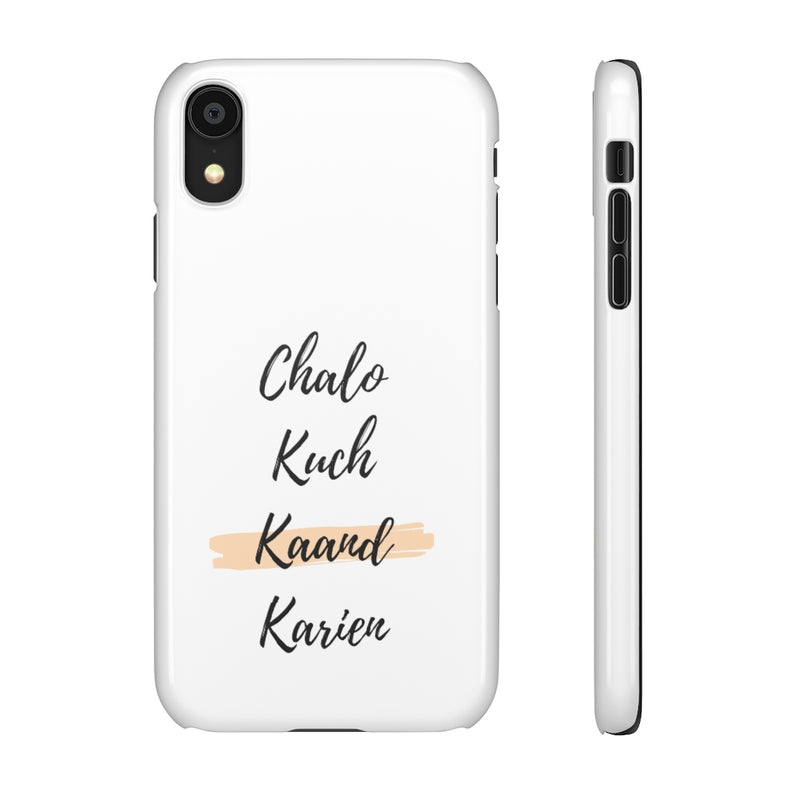 Chalo Kuch Kaand Karien Snap Cases iPhone or Samsung - Phone Case by GTA Desi Store