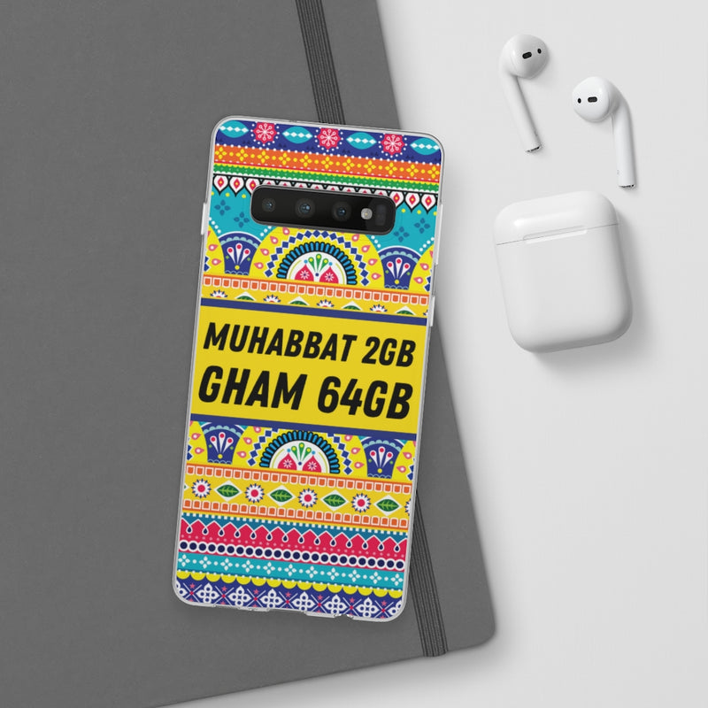 Muhabbat 2GB Gham 64GB Flexi Cases - Phone Case by GTA Desi Store