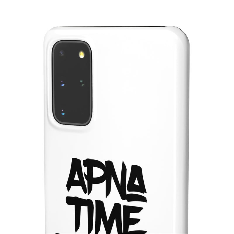 Apna Time Aayega Snap Cases iPhone or Samsung - Samsung Galaxy S20+ / Glossy - Phone Case by GTA Desi Store
