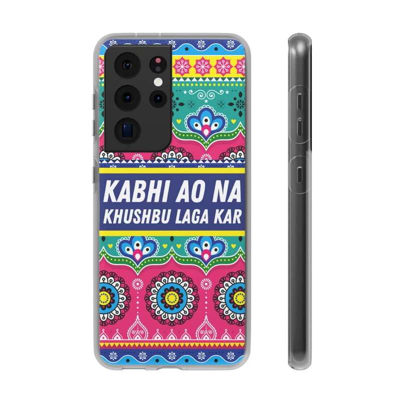 Kabhi Ao Na Khushbu Laga Kar Flexi Cases - Samsung Galaxy S21 Ultra with gift packaging - Phone Case by GTA Desi Store