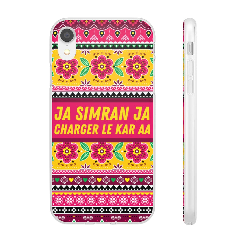 Ja Simran Ja Charger Le Kar Aa Flexi Cases - iPhone XR - Phone Case by GTA Desi Store