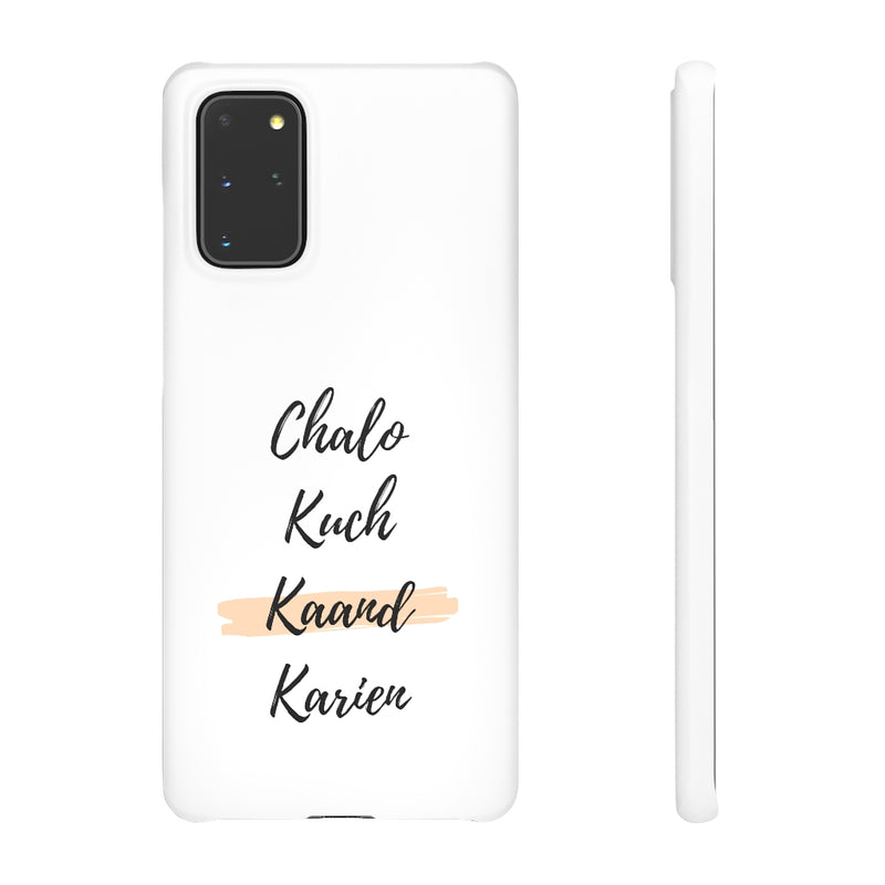 Chalo Kuch Kaand Karien Snap Cases iPhone or Samsung - Phone Case by GTA Desi Store