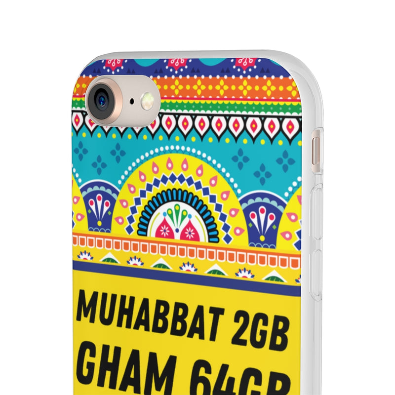 Muhabbat 2GB Gham 64GB Flexi Cases - Phone Case by GTA Desi Store