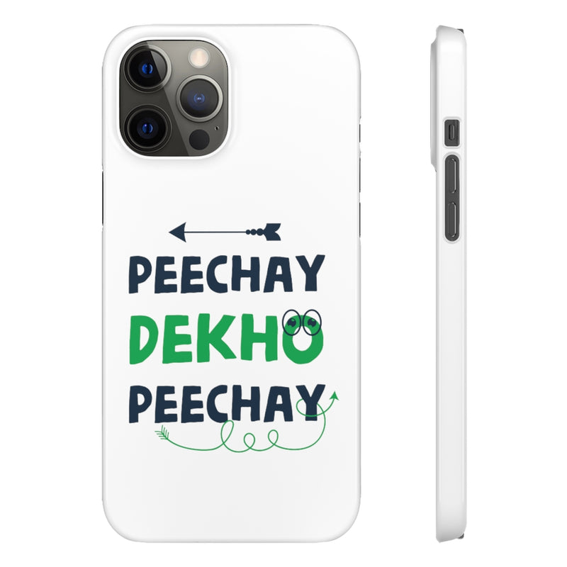 Peechay Dekho Peechay Snap Cases iPhone or Samsung - Phone Case by GTA Desi Store