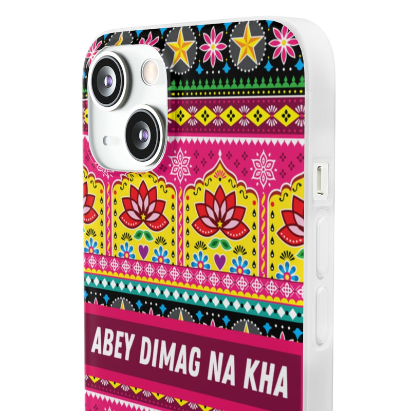 Abey Dimag Na Kha Flexi Cases - Phone Case by GTA Desi Store