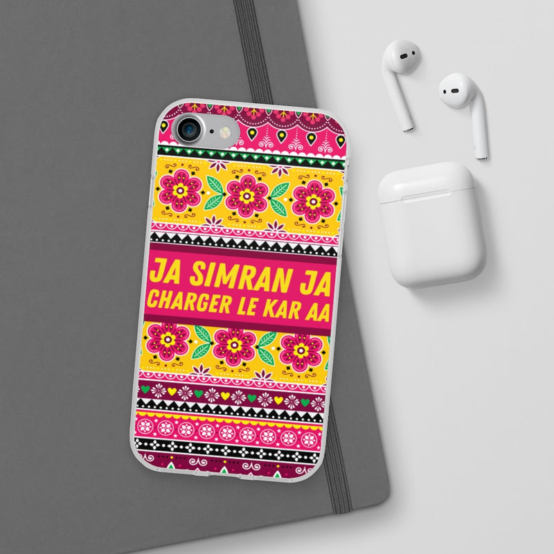 Ja Simran Ja Charger Le Kar Aa Flexi Cases - Phone Case by GTA Desi Store