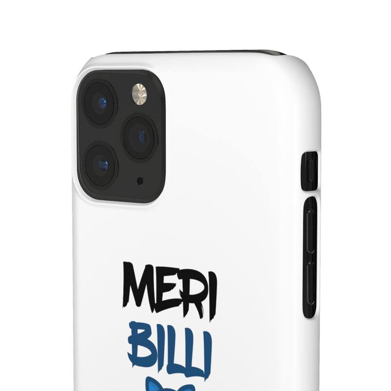 Meri Billi Menu Meow Snap Cases iPhone or Samsung - iPhone 11 Pro / Matte - Phone Case by GTA Desi Store