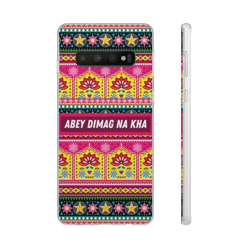 Abey Dimag Na Kha Flexi Cases - Samsung Galaxy S10 - Phone Case by GTA Desi Store