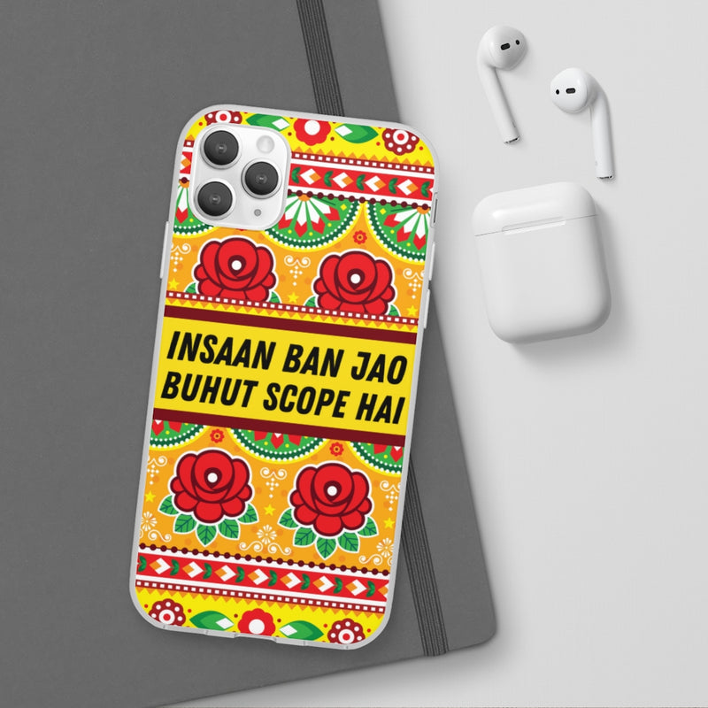 Insaan ban Jao Buhut Scope hai Flexi Cases - Phone Case by GTA Desi Store