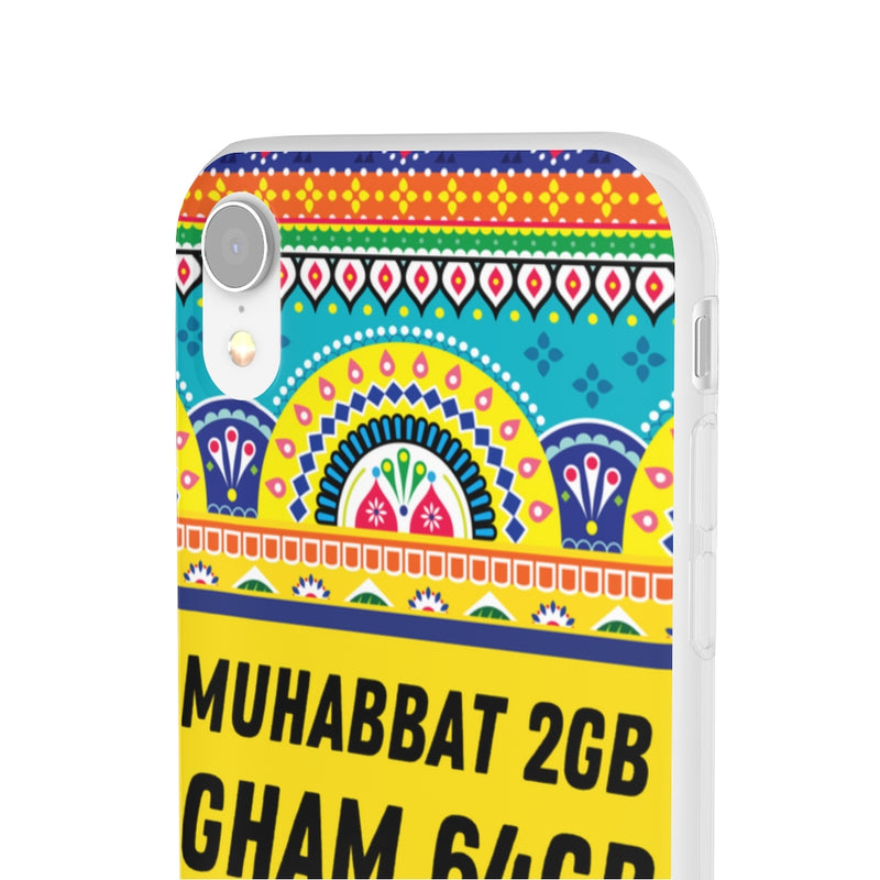 Muhabbat 2GB Gham 64GB Flexi Cases - Phone Case by GTA Desi Store
