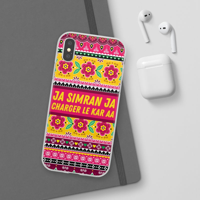 Ja Simran Ja Charger Le Kar Aa Flexi Cases - Phone Case by GTA Desi Store