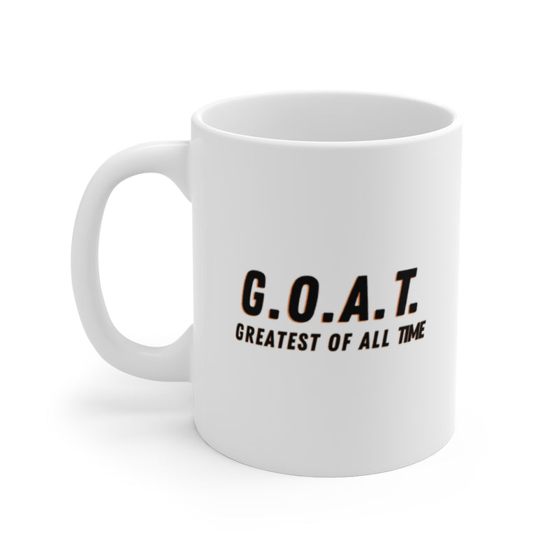 G.O.A.T Great Of All Time Ceramic Mugs (11oz\15oz\20oz) - Mug by GTA Desi Store