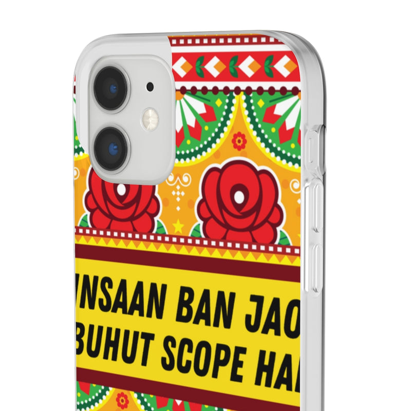 Insaan ban Jao Buhut Scope hai Flexi Cases - Phone Case by GTA Desi Store
