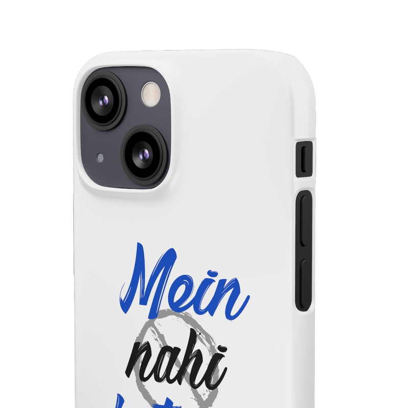 Mein Nahi Bataon gaa Snap Cases iPhone or Samsung - iPhone 13 Mini / Matte - Phone Case by GTA Desi Store