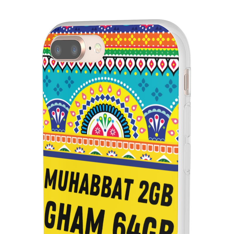 Muhabbat 2GB Gham 64GB Flexi Cases - Phone Case by GTA Desi Store