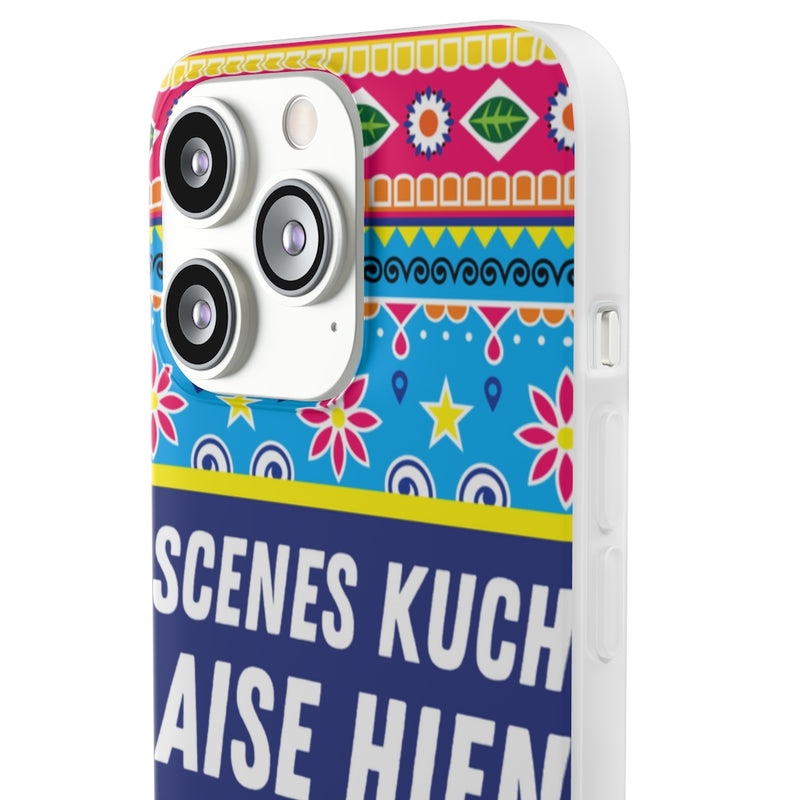 scenes kuch aise hien Flexi Cases - Phone Case by GTA Desi Store