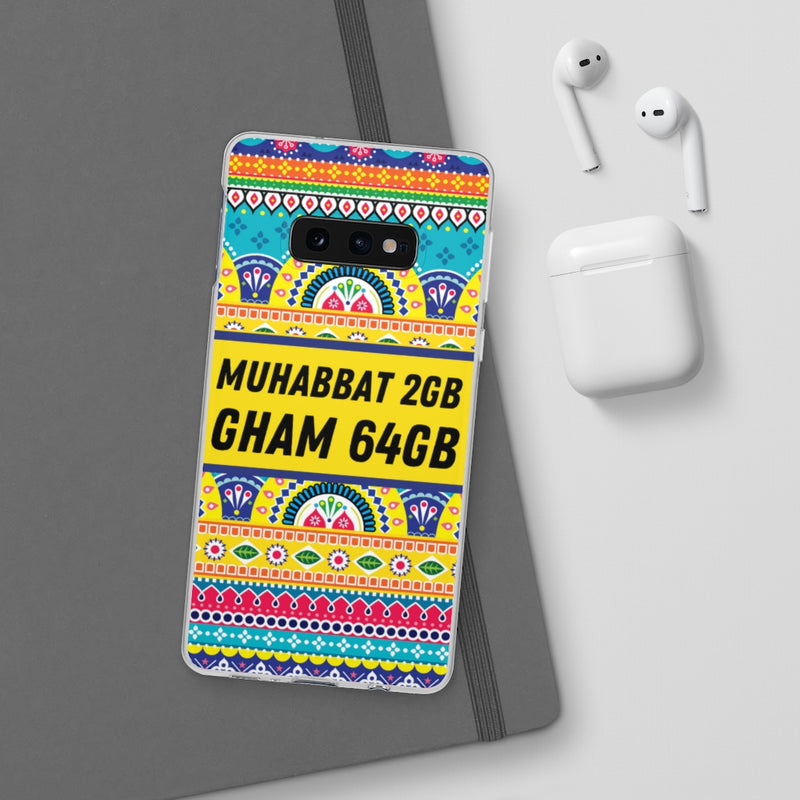 Muhabbat 2GB Gham 64GB Flexi Cases - Phone Case by GTA Desi Store