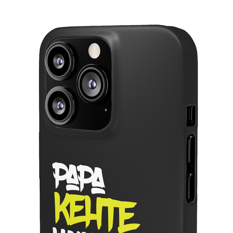 Papa Kehte Hain Bara Naam Karegi Snap Cases iPhone or Samsung - iPhone 13 Pro / Matte - Phone Case by GTA Desi Store