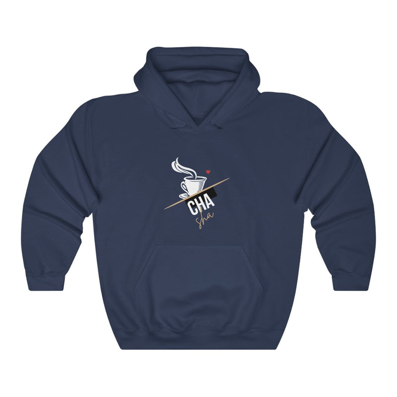Cha Sha Unisex Heavy Blend™ Hooded Sweatshirt - Navy / S - Hoodie by GTA Desi Store