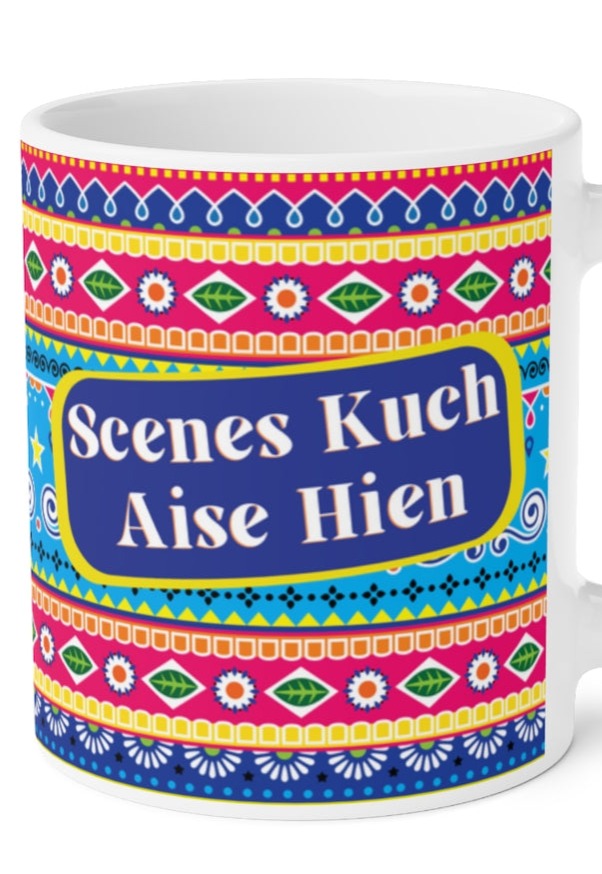 Scenes Kuch Aise Hien Ceramic Mugs (11oz\15oz\20oz) - 20oz / White - Mug by GTA Desi Store