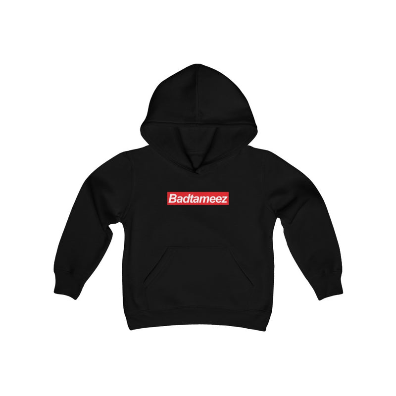 Badtameez Youth Heavy Blend Hooded Sweatshirt - Black / XS - Kids clothes by GTA Desi Store